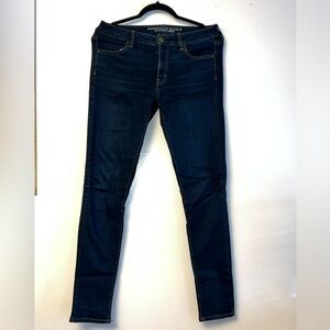 American Eagle Outfitters Dark Indigo Skinny Jeans